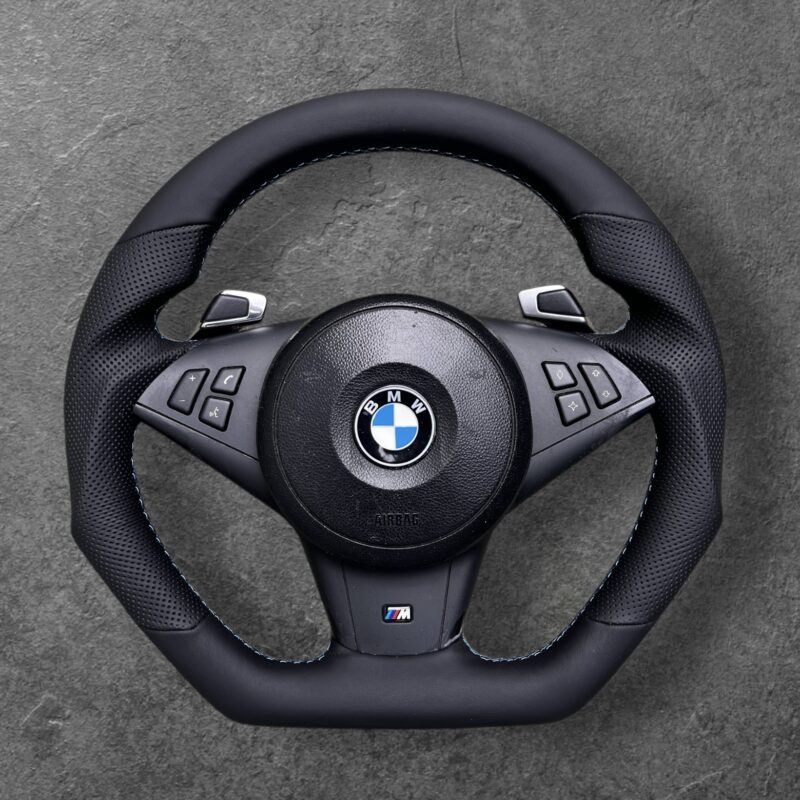BMW M5 M6 E60 E61 E63 E64 PADDLE SHIFTERS STEERING WHEEL Custom bmw-m5-m6-e60-e61-e63-e64-paddle-shifters-steering-wheel-custom